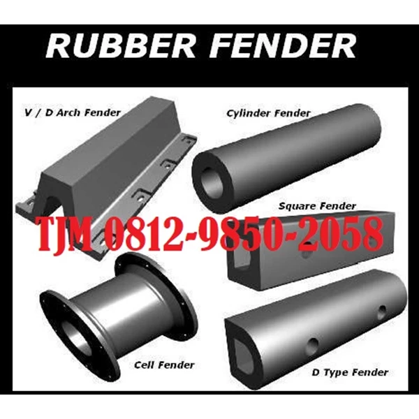 Rubber Fender Type Square D V Cell Silinder Dermaga